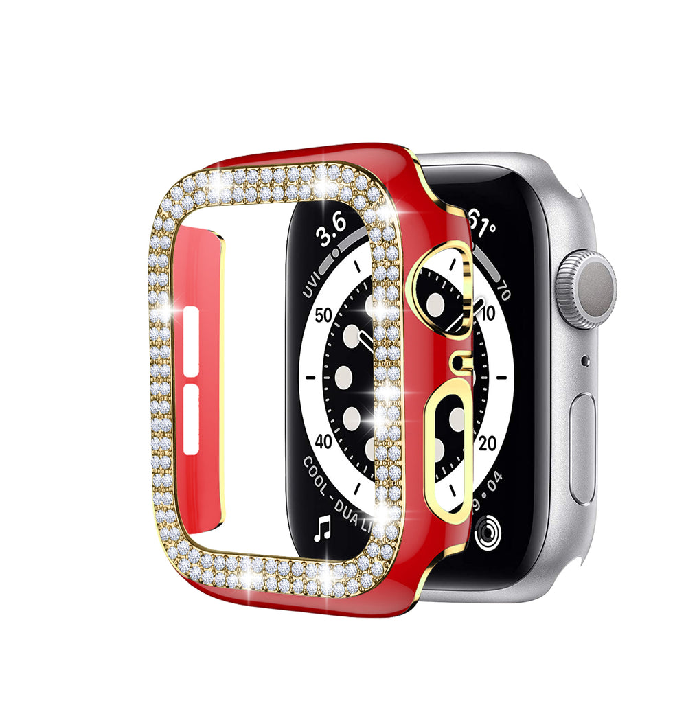Bling Bumper Case for Apple Watch-Red