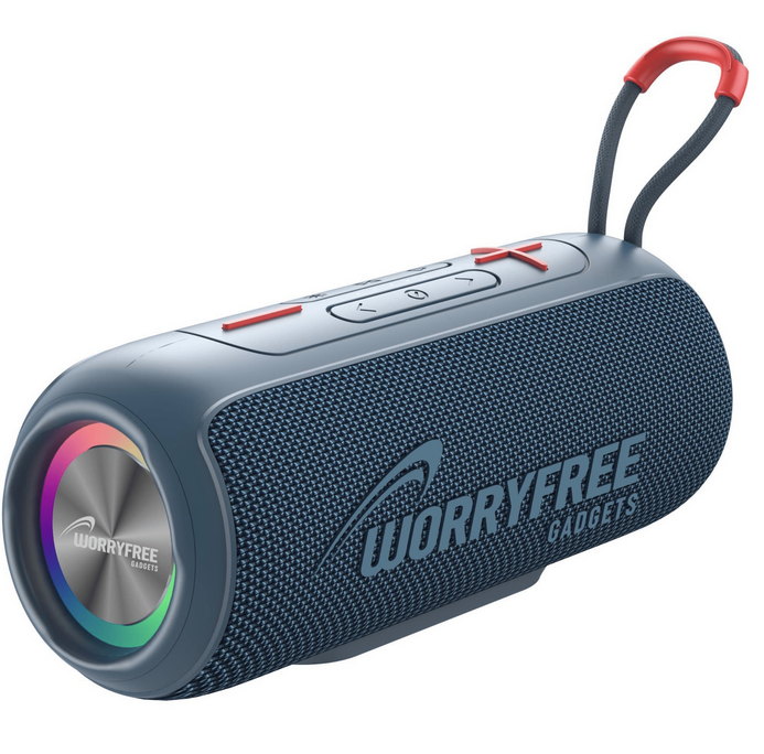 Wireless Portable Waterproof Bluetooth Speaker with RGB Lights- Assorted