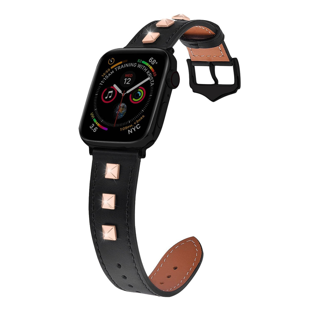 Leather Band for Apple Watch 38/40/41mm & 42/44/45mm