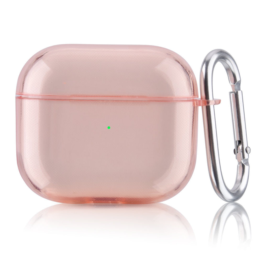 Protective TPU Clear Case for AirPods 3 Case Generation 3rd with Keychain