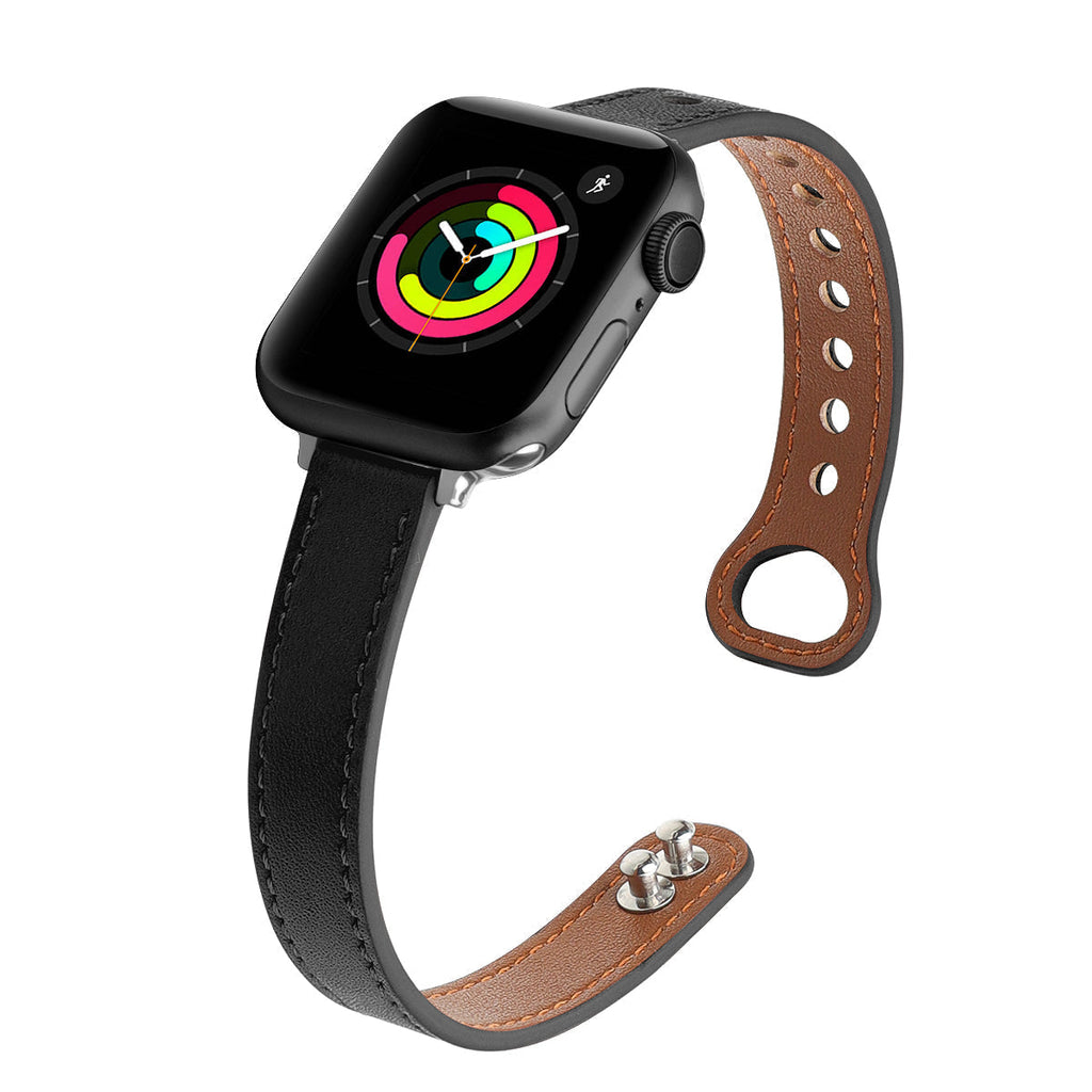 Slim Dressy Leather Band for Apple Watch 38/40/41mm