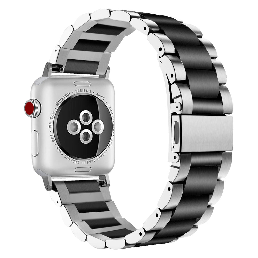 Stainless Steel Two Tone Classic Band for Apple Watch 38/40/41mm & 42/44/45/49mm