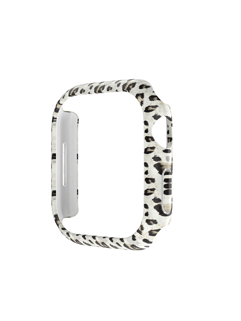 Protective Bumper Case with Screen Protector for Apple Watch 41mm- Leopard Print