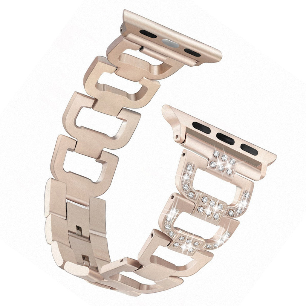 Dressy D-Links Metal Band for Apple Watch 38/40/41mm & 42/44/45mm