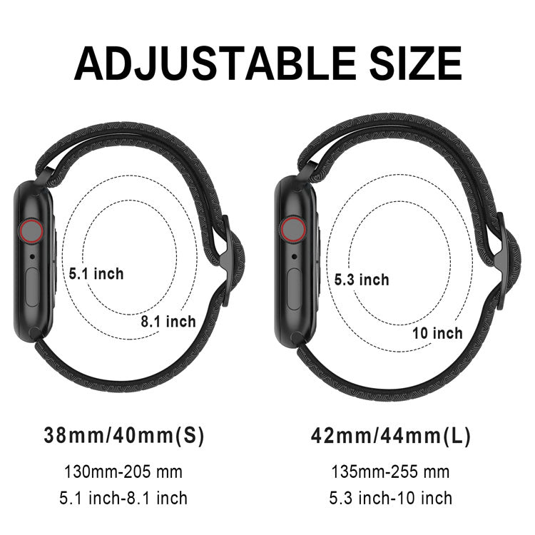 Stretchy Nylon Loop Band for Apple Watch 38/40/41mm & 42/44/45mm- Assorted Colors