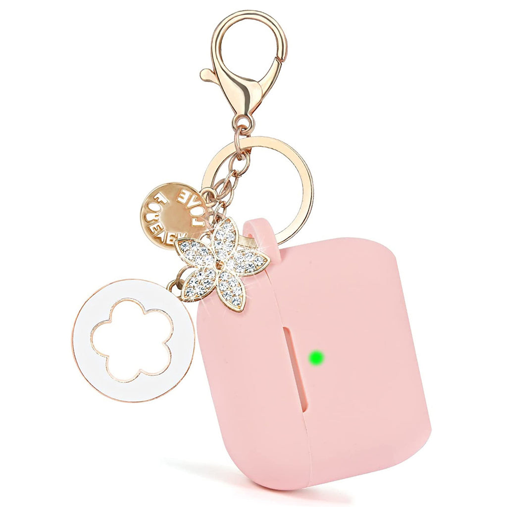 Silicone Case for Apple AirPods Pro 2  with Love Charm Keychain